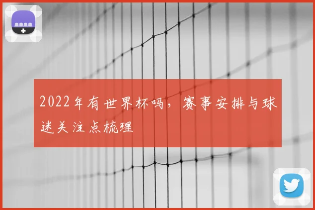 2022年有世界杯吗，赛事安排与球迷关注点梳理